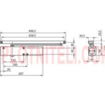 Доводчик Geze TS 5000 V з ковзною шиною